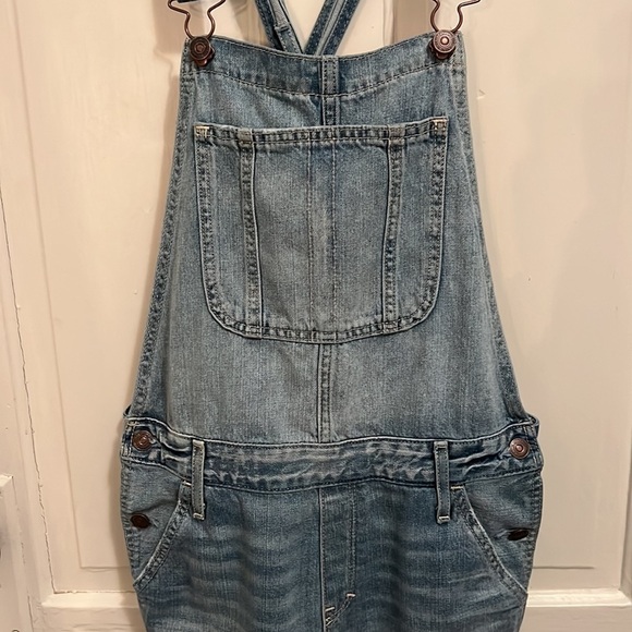 Abercrombie & Fitch Denim Bib Overalls - Picture 6 of 13